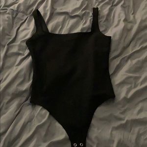 Black Tank top body suit